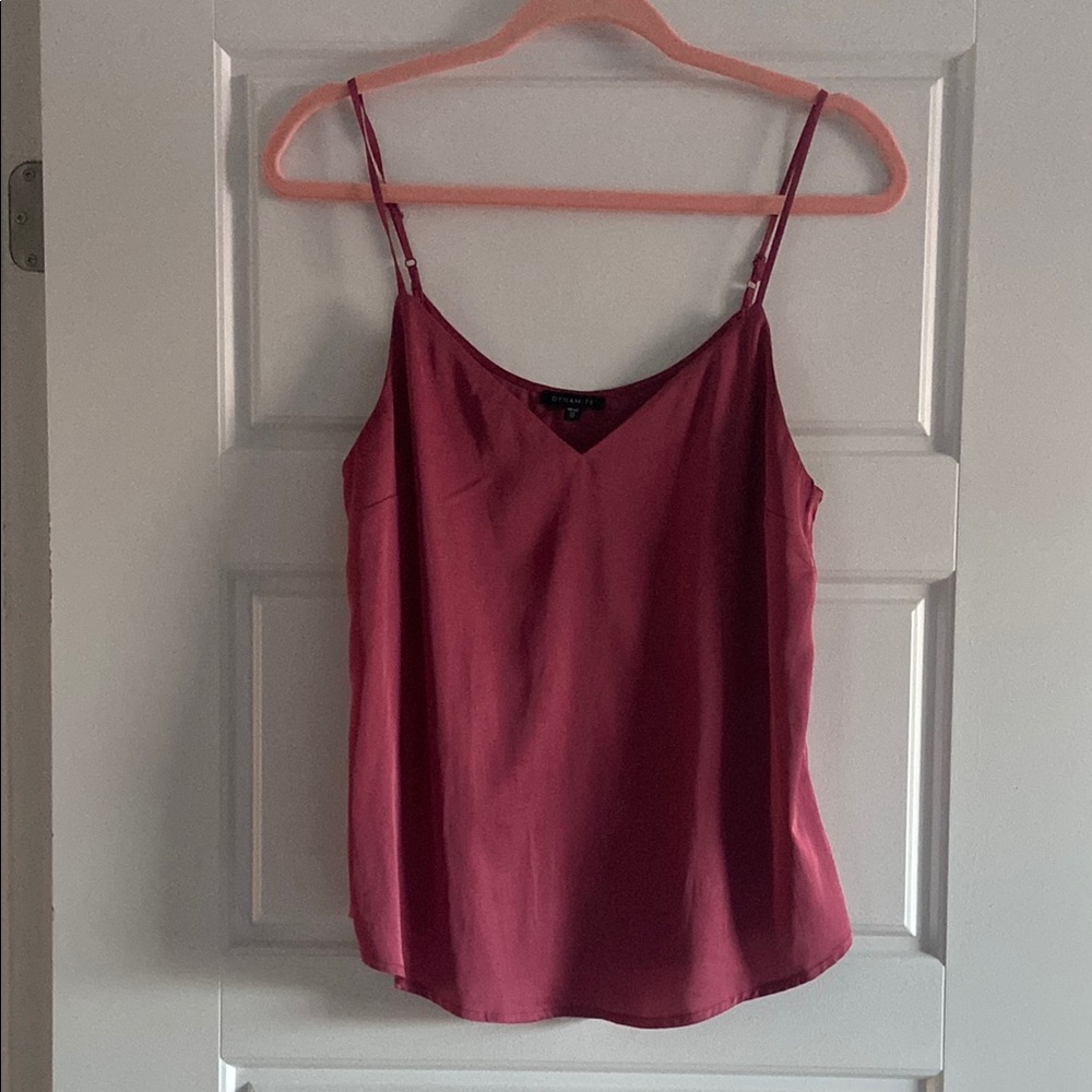 Dynamite Red Sleeveless Camisole Top